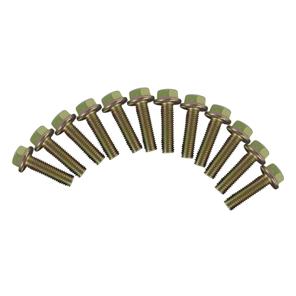 Iilentes Exhaust Manifold Header Bolts Hardware Kit For Ls1 Header Bolts Lsx Ls2 Ls3 Ls6 Ls7 Gm Vortec 4.8L 5.3L 6.0L 6.2L 03413B 11518860 11609481