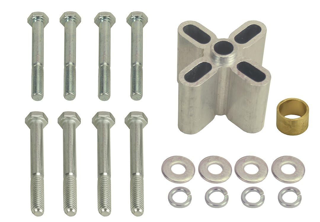 Derale 31520 2 Fan Spacer Silver