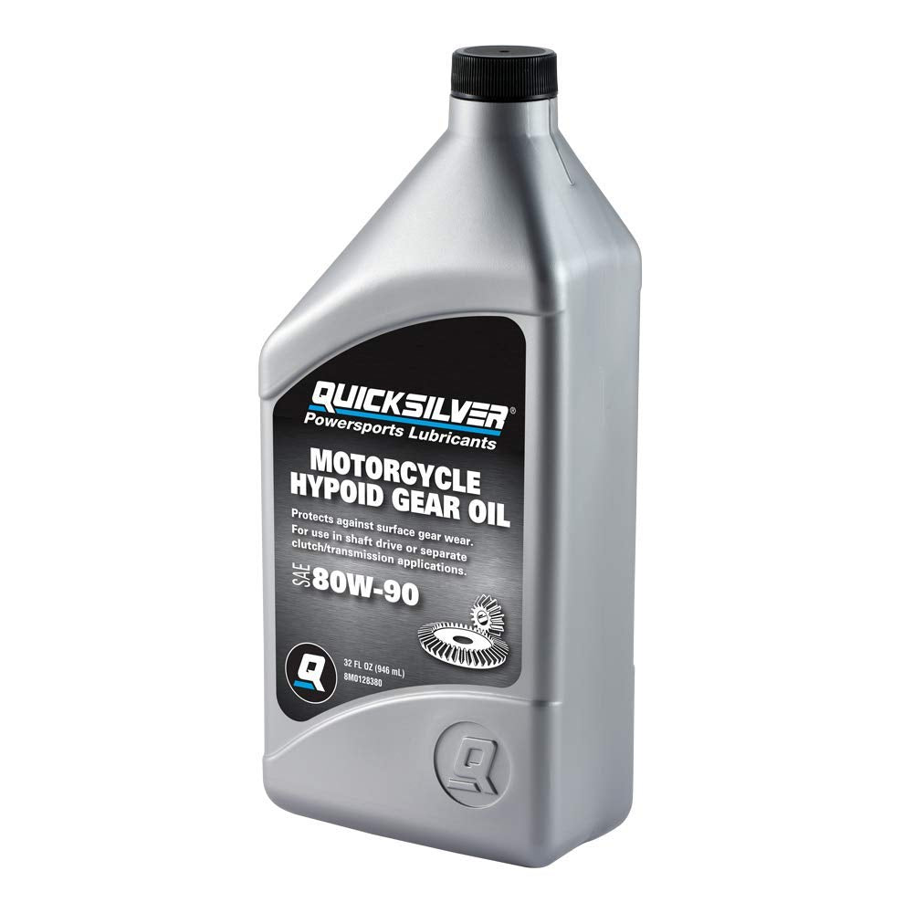 Quicksilver 8M0128380 80W-90 Motorcycle Hypoid Gear Oil - 1 Qt.