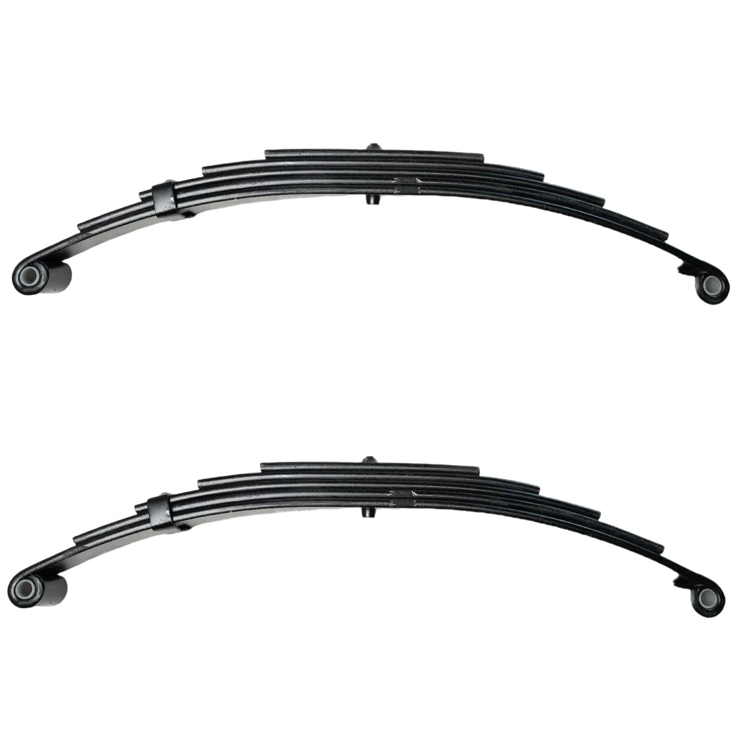 TRAILER SUPPLIES Pair of 25.25 5-Leaf Double Eye Trailer Springs 1-3/4 Wide for 5,200-6,000 lb Axles (Single Axle - 3,000 lbs pe
