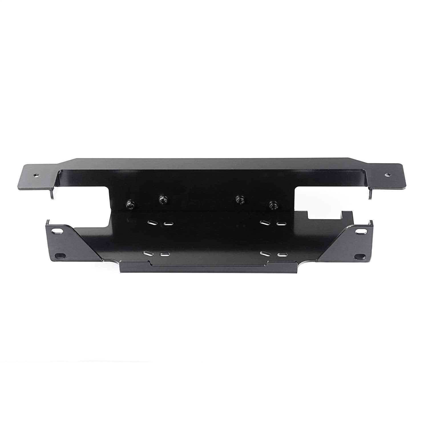 Rugged Ridge | Winch Mounting Plate, Stamped Bumper, Steel | 11543.15 | Fits 2013-2018 Jeep Wrangler Jk