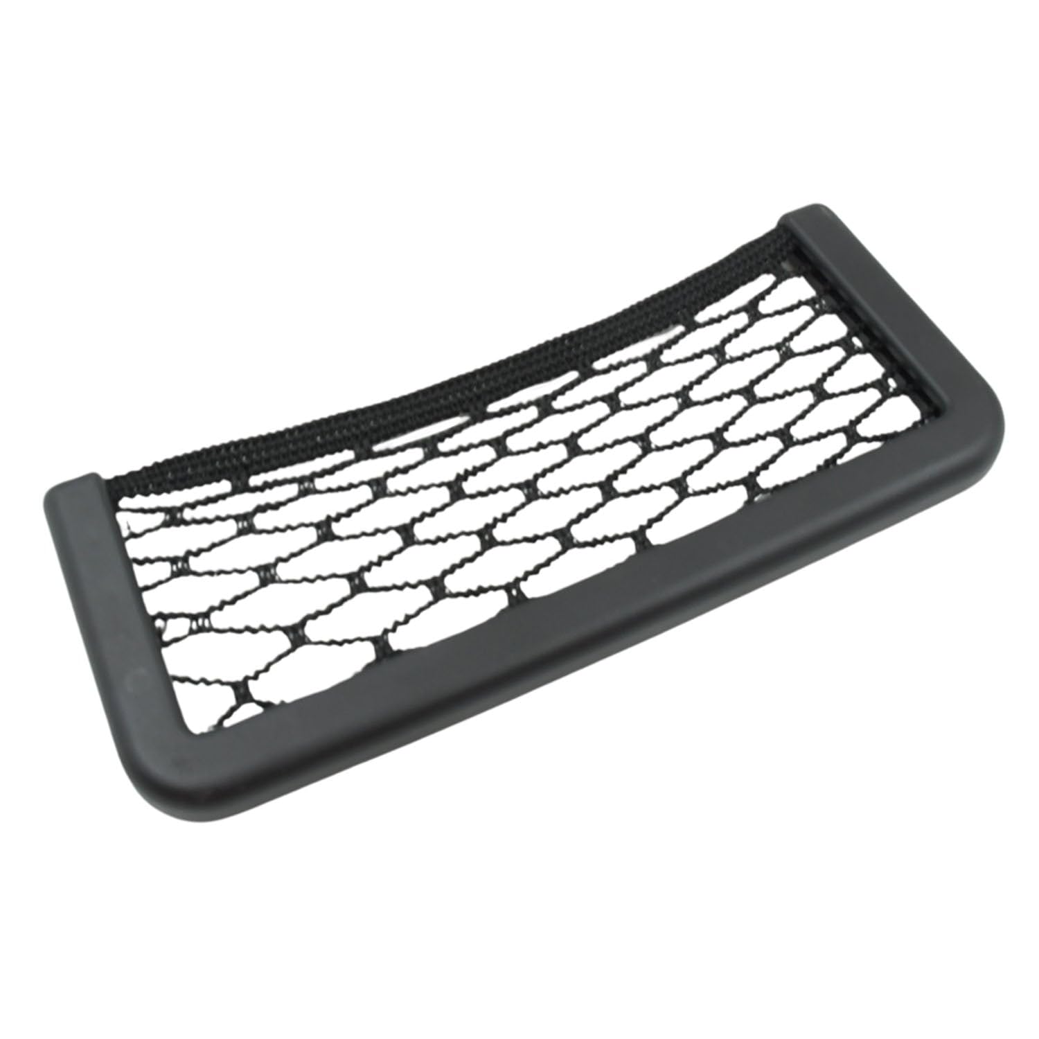 OCTASPACE Car Storage Organize Car String Bag Car Seat Side Storage, Net Bag Mesh Pocket Organizer Stickon for Purse Bag Phone