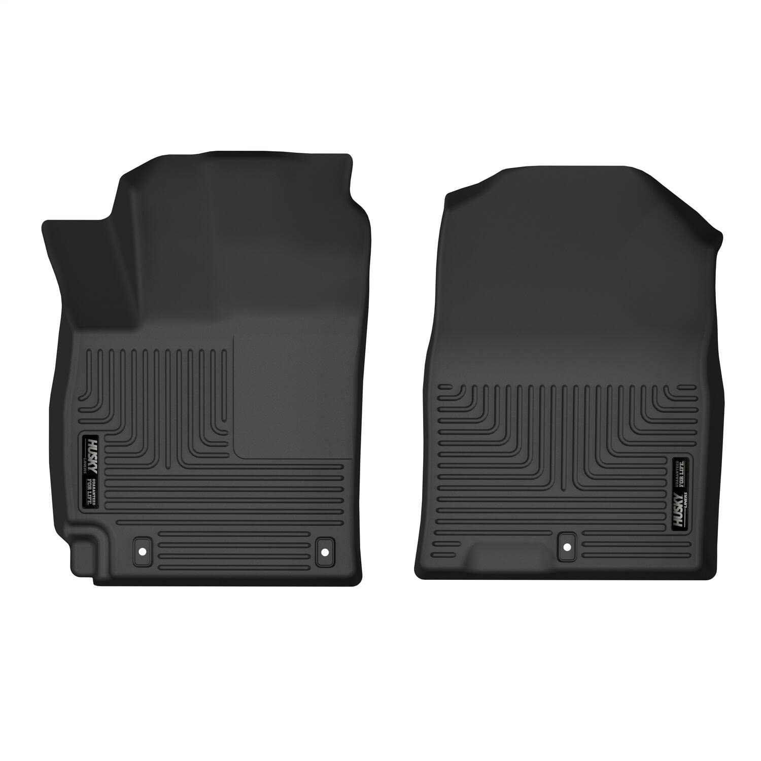 Husky Liners X-Act Contour Floor Mats | Fits 2018-2023 Hyundai Kona | Front Row, 2-Pc Black - 51831