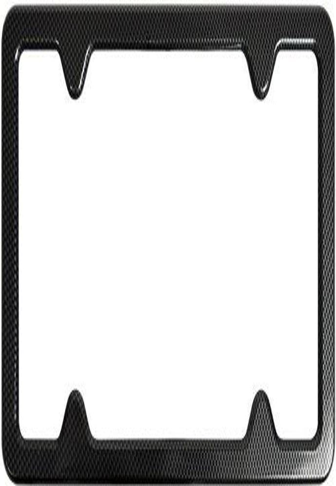 Custom Accessories 92820 Carbon Fiber License Plate Frame With Bracket