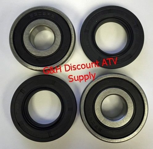 Front Wheel Axle Tube Bearings & Seals Kit For Honda Atc 200 & Atc 200X 3-Wheel