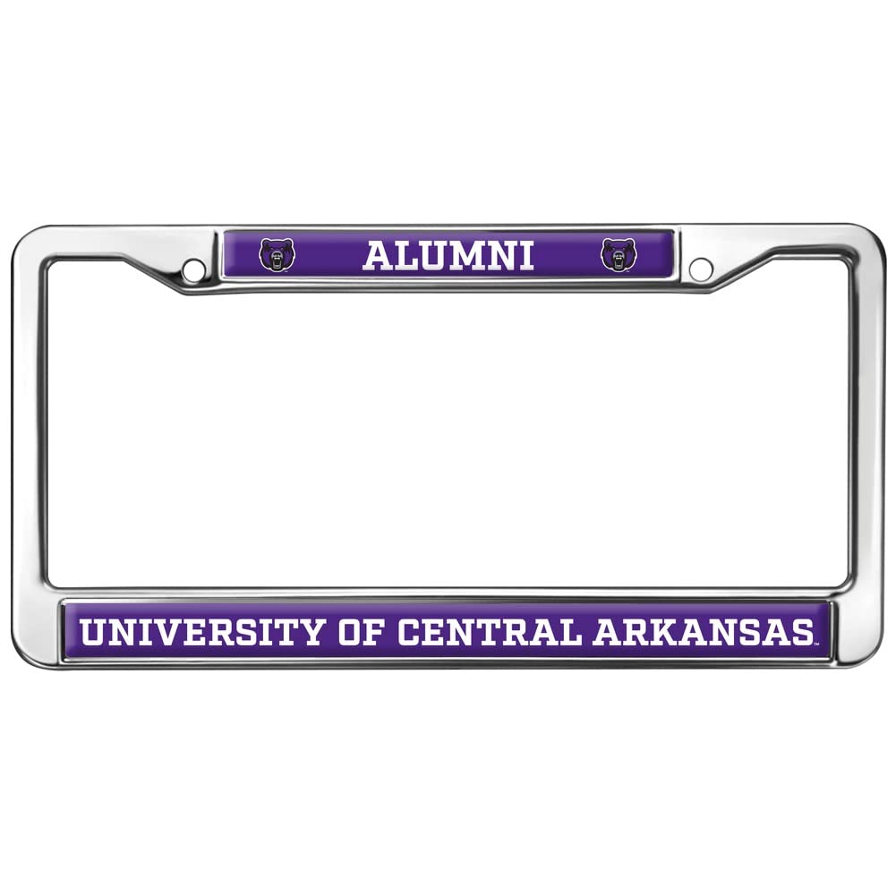 Central Arkansas Alumni Logo Full Size Standard License Plate Metal Frame