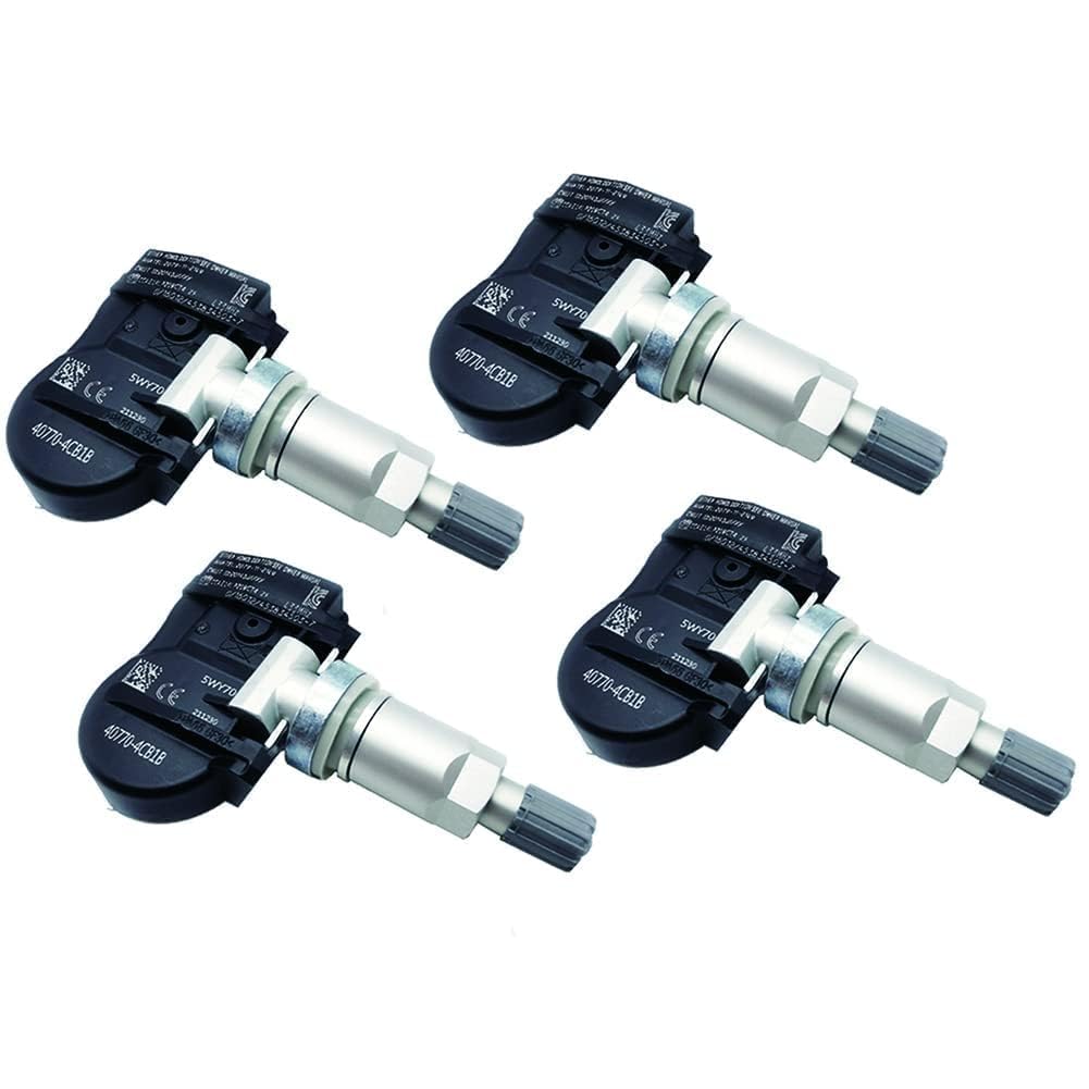 Cheriezing 40770-4CB1B Programmed Tire Pressure Monitoring System (TPMS) Sensor 433MHz Compatible with 2017-2020 QX50/ Altima/Le