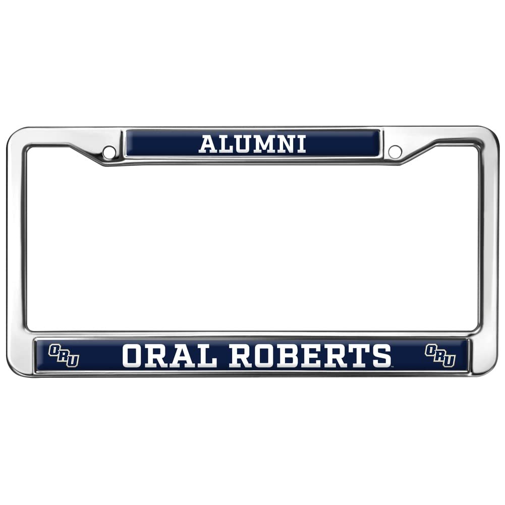 Oral Roberts University Alumni Logo Full Size Standard License Plate Metal Frame