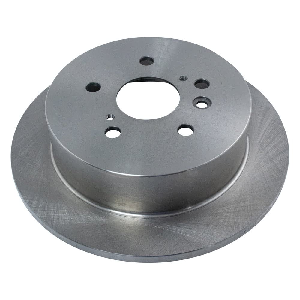 Trq Rear Brake Rotors Set Solid Compatible With 2004-2010 Toyota Sienna
