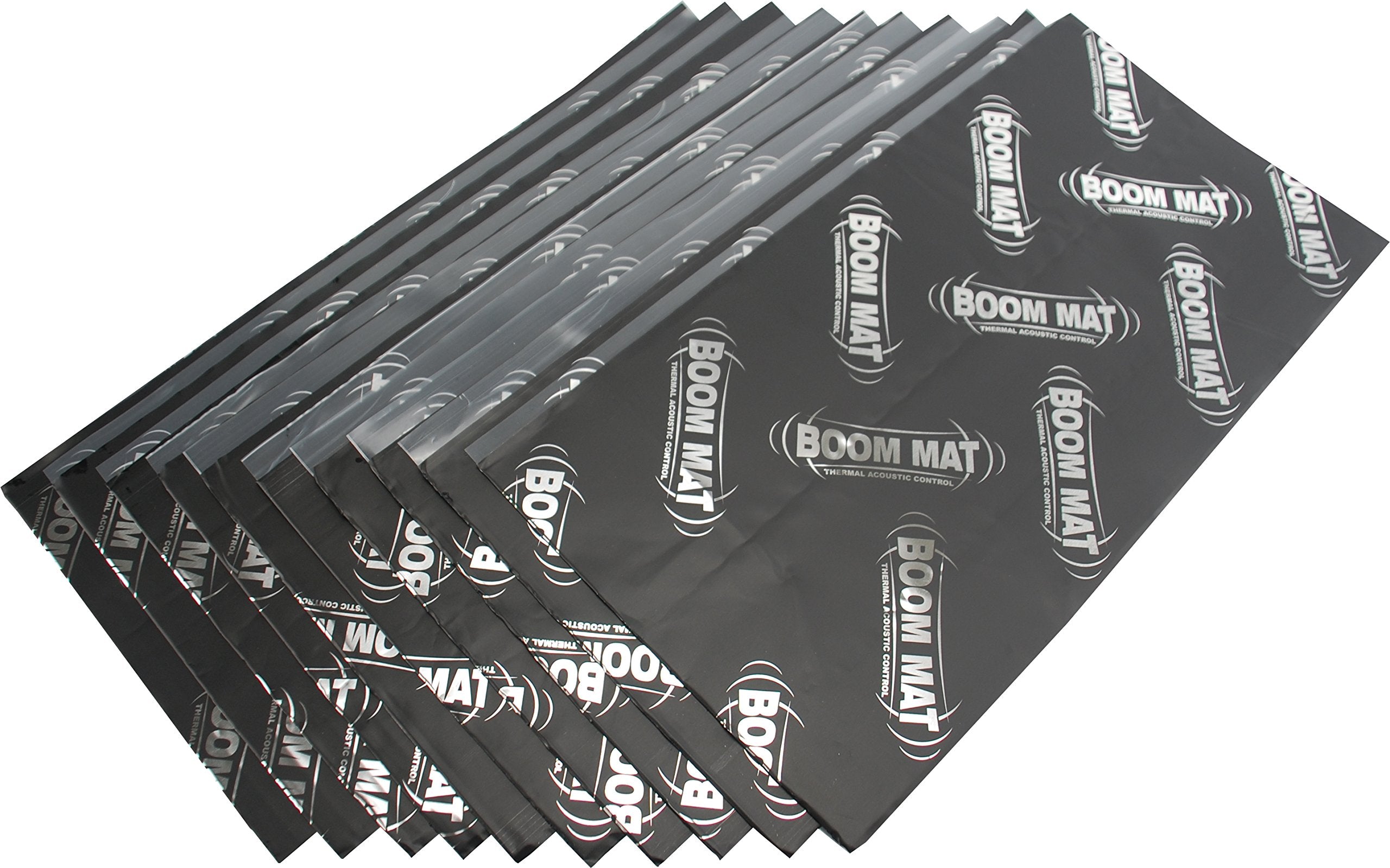 Design Engineering 050210 Boom Mat Sound 2Mm Damping Material With Adhesive Backing, 12.5" X 24" (Pack Of 10)