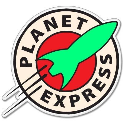 Futurama Planet Express Vinyl Car Sticker Decal | Color | 5"
