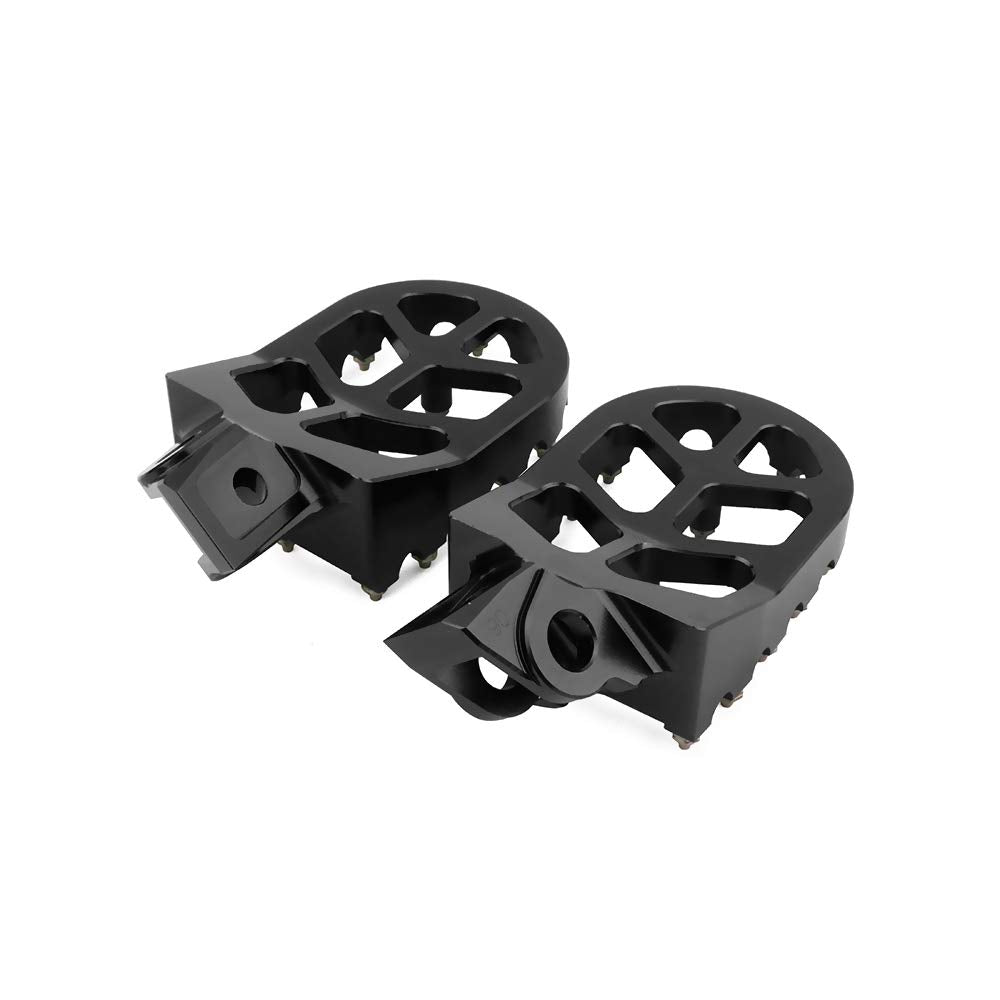Anxin Dirt Bike Foot Pegs Wider Footpegs Foot Pedals Rests Cnc For Kx65 00-23 Kx85 01-23 Klx 140 Klx140 08-23 Kx100 98-21 Kx112