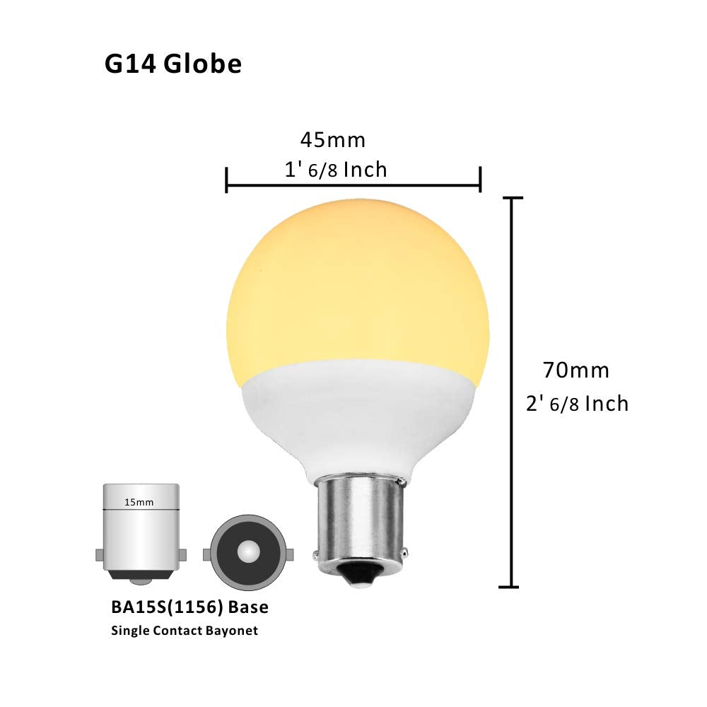 12 Volt Rv Vanity Led Light Bulbs Ba15S 1383 1139 1156 1141 20-99 9019 Replacement For 5Th Wheel Camper Trailer Motorhomes Marin