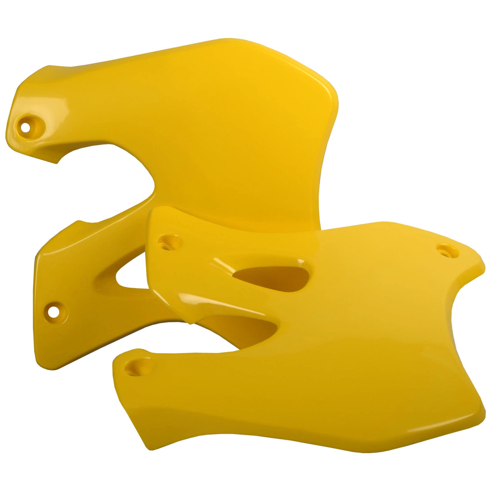 Polisport Full Plastic Kit For Suzuki Rm125/250 (1996-1998) Oem Quality Restyling Kit With Superior Fit, Flexibility, And Durability (Yellow/White)