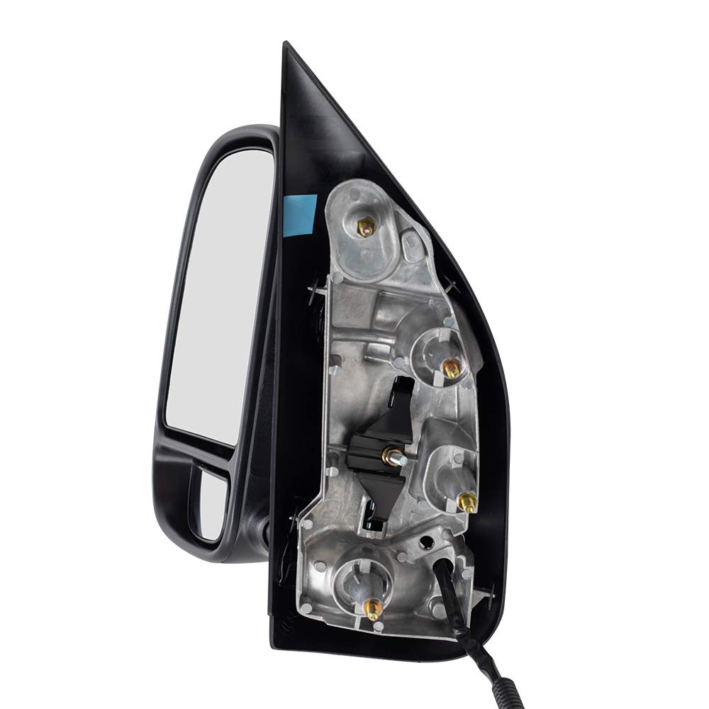 Brock Replacement Drivers Power Side View Double Swing Mirror Telescopic Dual Arms Compatible with 2009-2018 E-Series Van 9C2Z17683CA