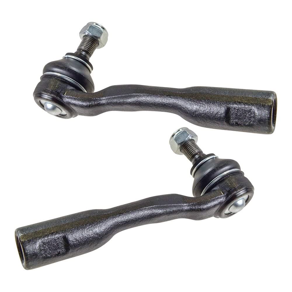 TRQ Front Outer Tie Rod Set Compatible with 2001-2002 Toyota Sequoia 2000-2002 Tundra