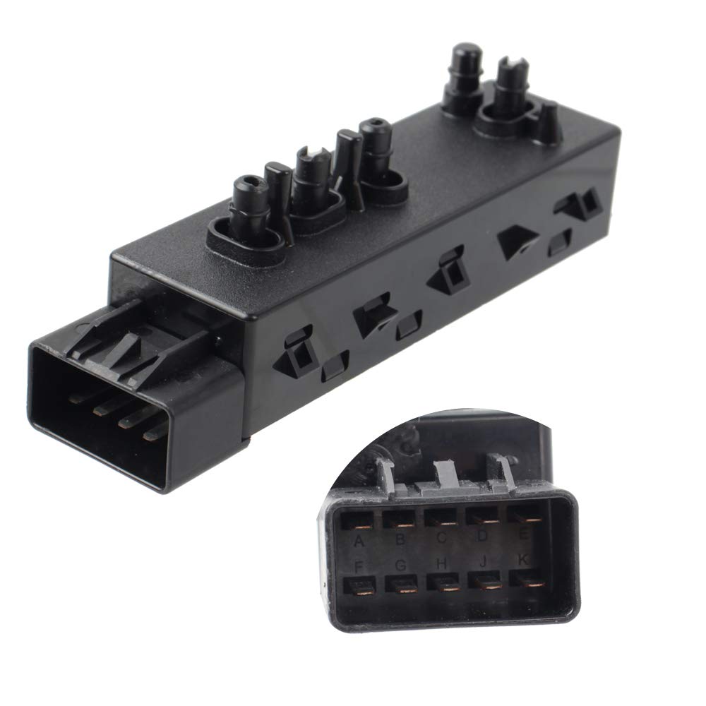 12451498 Front Right Passenger 8 Way Power Seat Control Adjustment Switch Fit 2007-2013 Sierra Yukon Avalanche Silverado Suburba