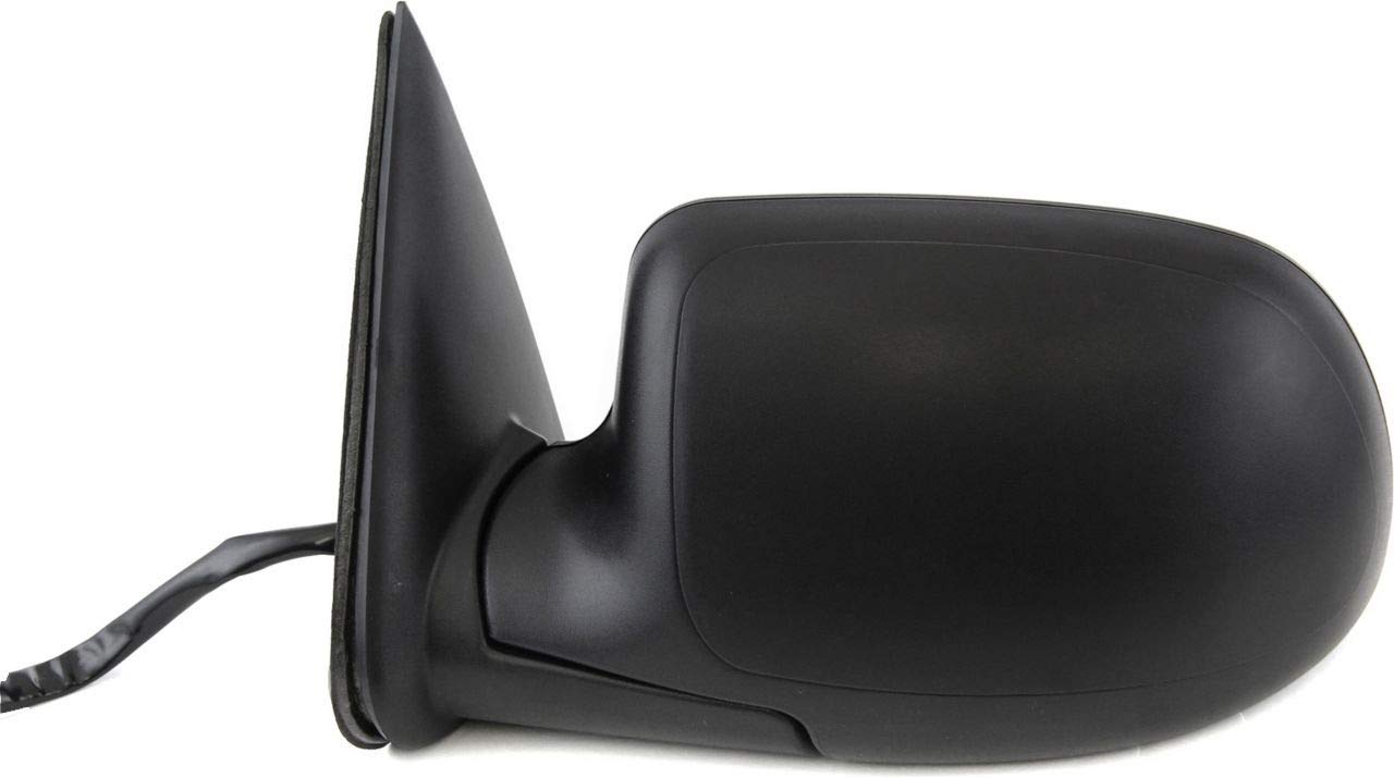 Kool Vue Left Power Heated Mirror for Chevrolet Silverado 1500 Tahoe 2003-2006 Manual Fold With Signal Light & Puddle Lamp; Without Blind Spot Monitor, Memory & Auto-Dimming with 2 Caps Extended Cab