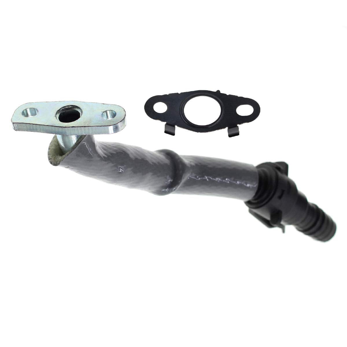 AUTOKAY Turbo Oil Return Pipe Tube with Gasket Fit for 2011-2019 Chevy Cruze Sonic Trax Buick Encore 1.4L, Engine Turbocharger O