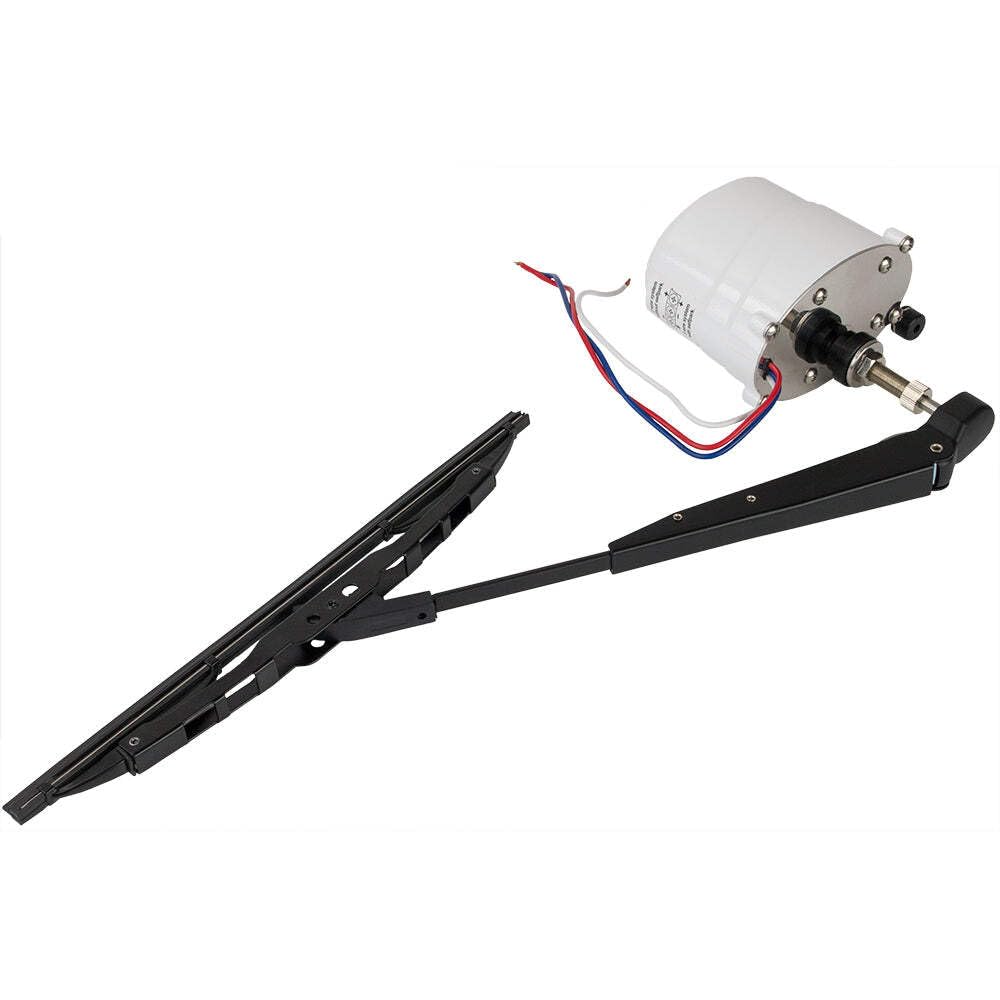 Sea Dog 412428W-1 Waterproof Standard Wiper Motor Kit - 80    Sweep, 11'' Blade