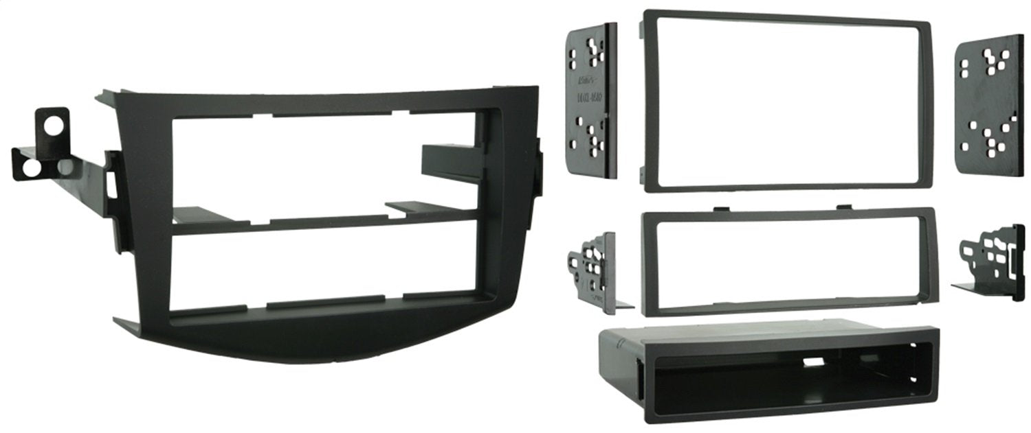 Metra 99-8217 Double Din Or Single Din Installation Kit For 2006-2009 Toyota Rav4,Black