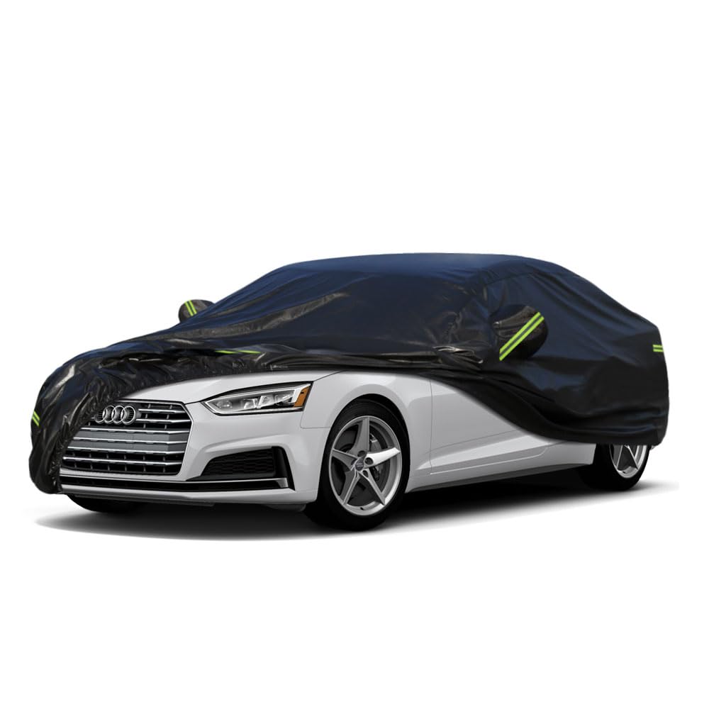 Kaugung 7 Layers Car Cover Custom Fit Audi A5 (2007-2025), Outdoor Waterproof All Weather Sun Rain Dust Snow Protection With Zip