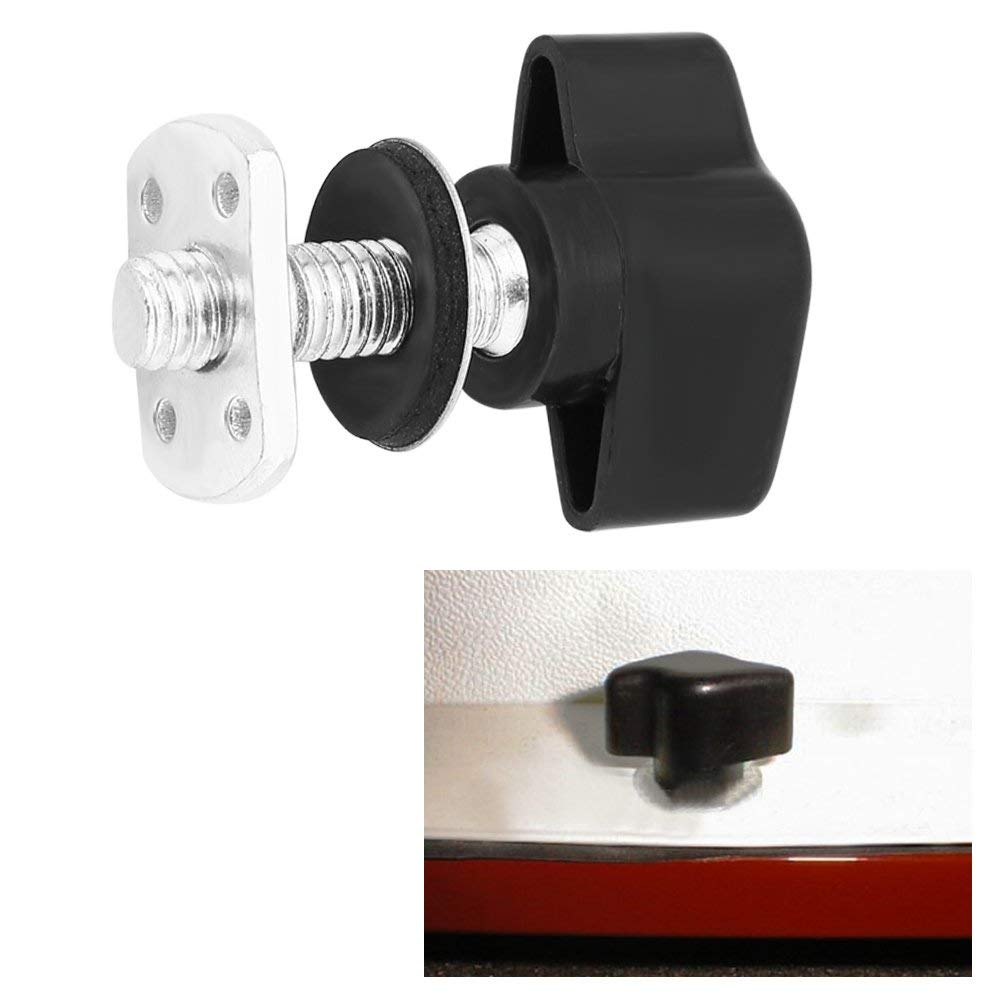 Qiilu Hardtop Bolts Screws, 8Pcs Universal Hard Top Fasteners Thumb Screws Nuts Bolts For Wrangler Yj Tj Jk