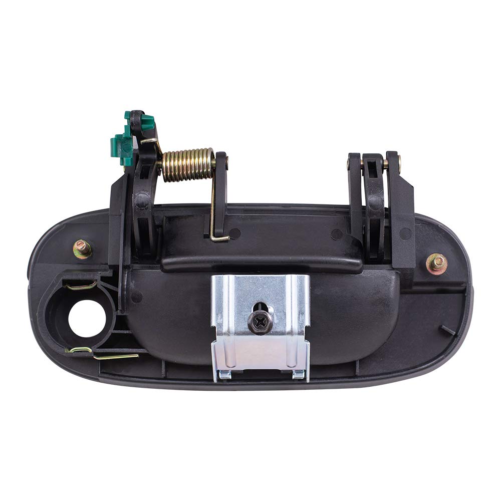 AutoandArt Brock Replacement Driver and Passenger Front Outside Outer Textured Door Handles compatible with Pickup Truck 55275023 55275022