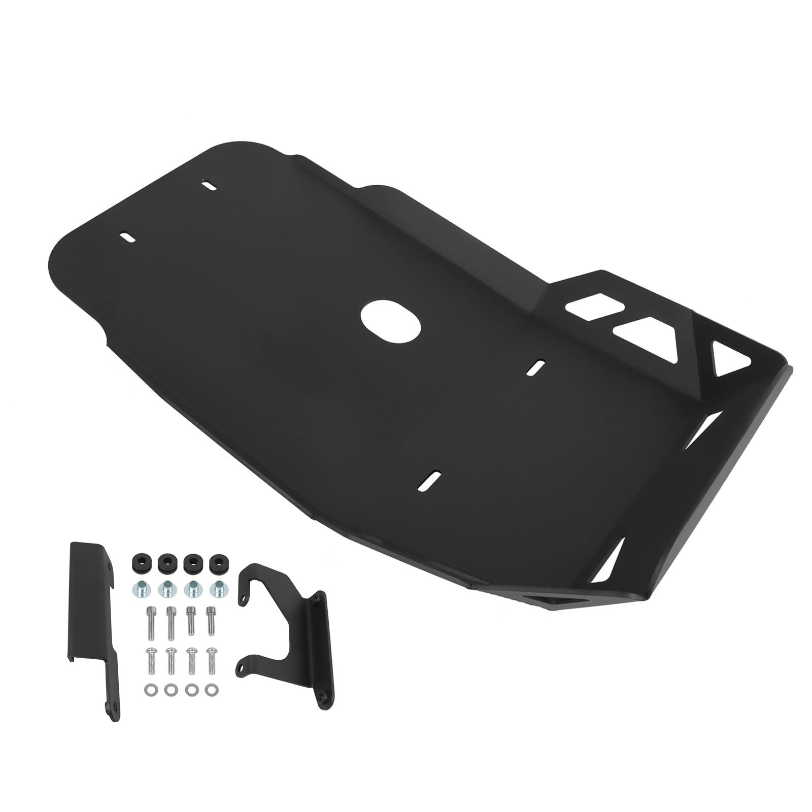 Chifun Skid Plate Compatible With 2022 Later F850Gs F750Gs Motorcycle Lower Engine Guard Bottom Protection Aluminum Belly Pan Black