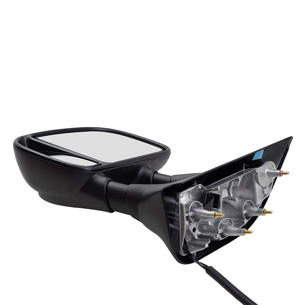 Brock Replacement Drivers Power Side View Double Swing Mirror Telescopic Dual Arms Compatible with 2009-2018 E-Series Van 9C2Z17