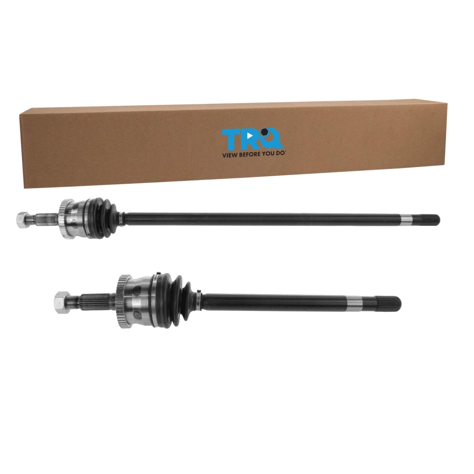 Trq Front Cv Axle Shaft Assembly Set Compatible With 1999-2004 Jeep Grand Cherokee