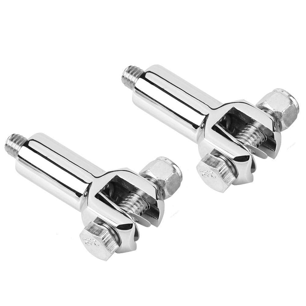 YYMOTO Motorcycle Footpeg Support Clevis Kit, Chrome, Fits Harley Softail 2000-2006, Aluminum, 10x10x2 cm