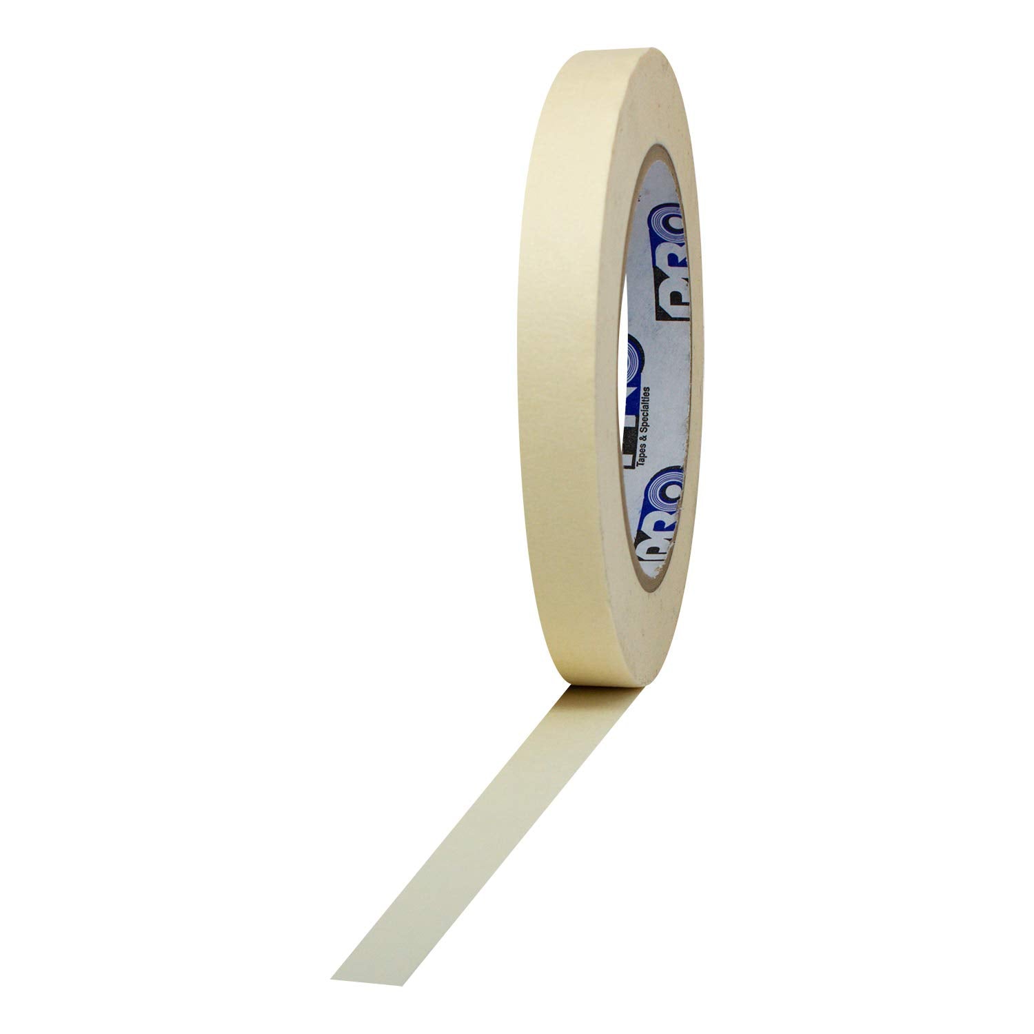 Protapes Pro 795 Crepe Paper General Purpose Masking Tape, 60 Yds Length X 1/2'' Width, Tan (Pack Of 1)