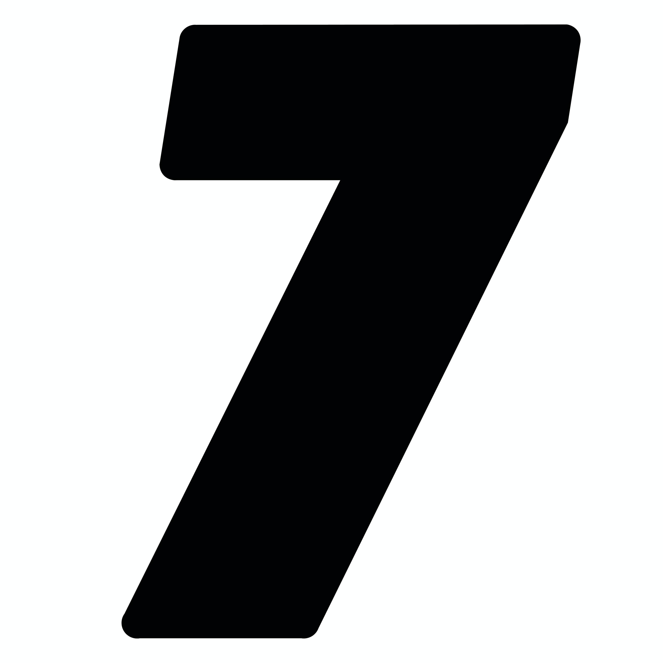 Dirt Digits Dd53B-7 Black 5.5'' High-Gloss Precision Die Cut Vinyl Number 7, 3 Pack