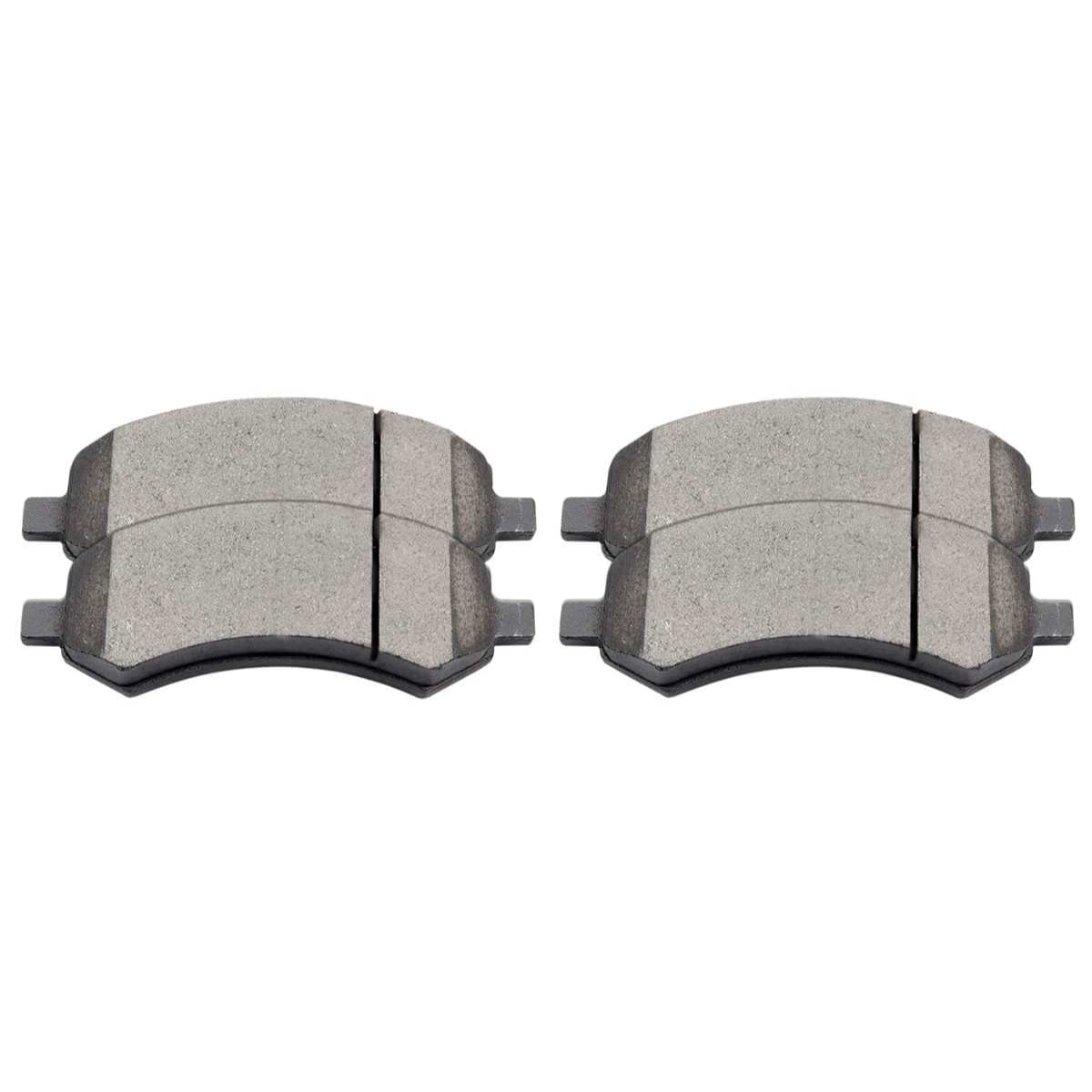 Autoshack Front Drilled Slotted Brake Kit Rotors Silver And Performance Ceramic Pads Pair Of 2 Driver And Passenger Side Replacement For Dodge Durango Chrysler Aspen 2006-2018 Ram 1500 V8 Brkpkg002902