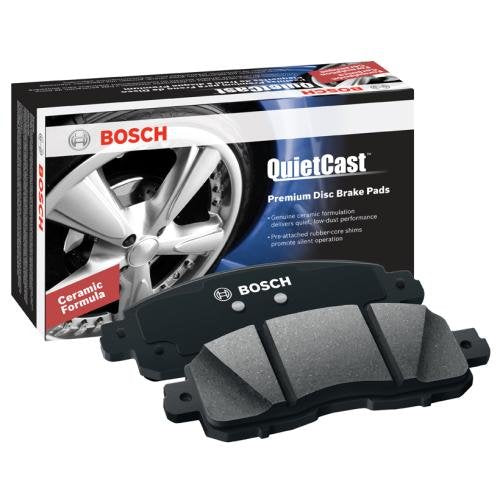 BOSCH BC873 QuietCast Premium Ceramic Disc Brake Pad Set - Compatible with Select Mercedes-Benz C230, C240, C280, C32 AMG, C320,