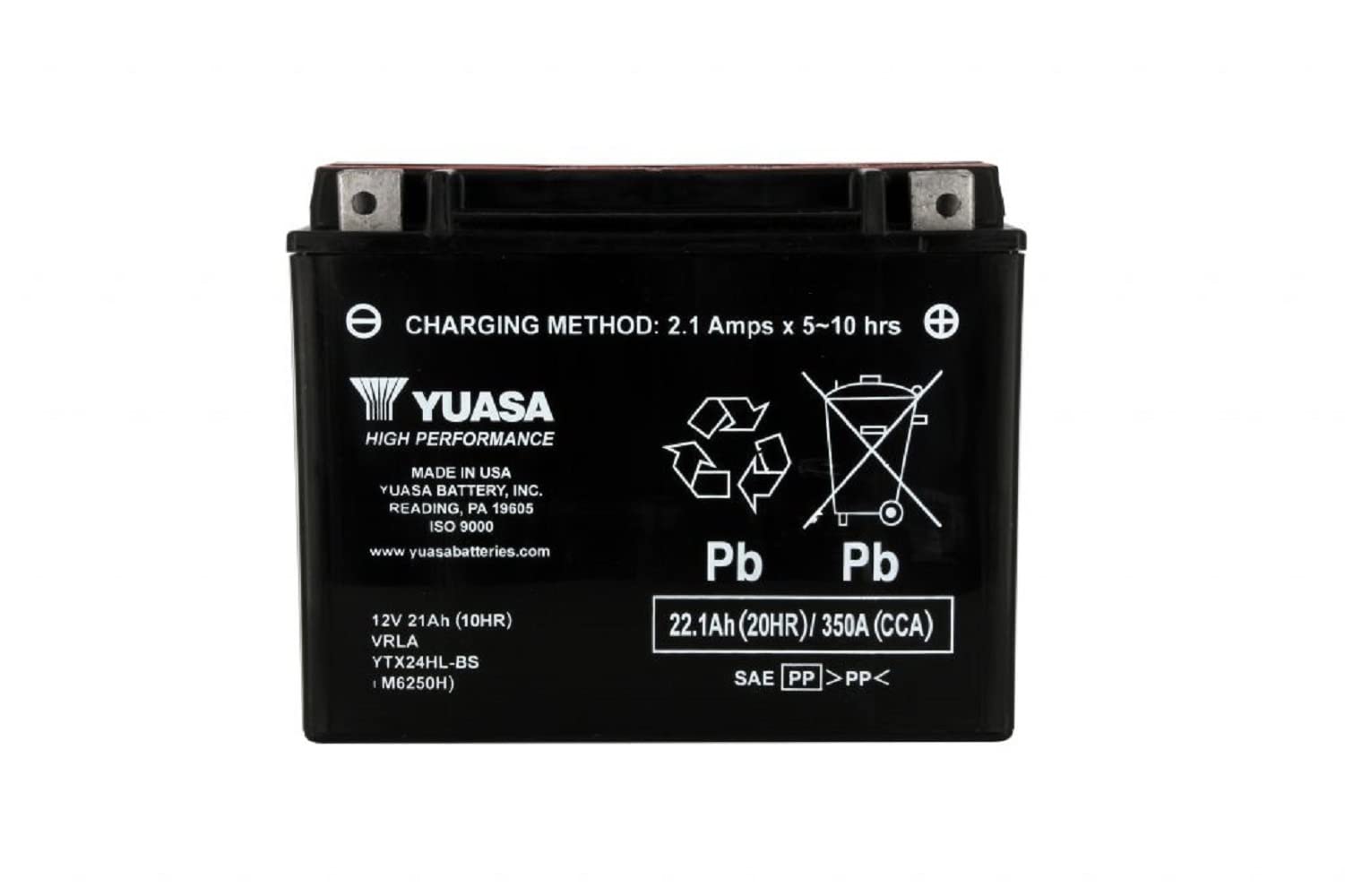 Yuasa Yuam6250H Ytx24Hl-Bs Battery