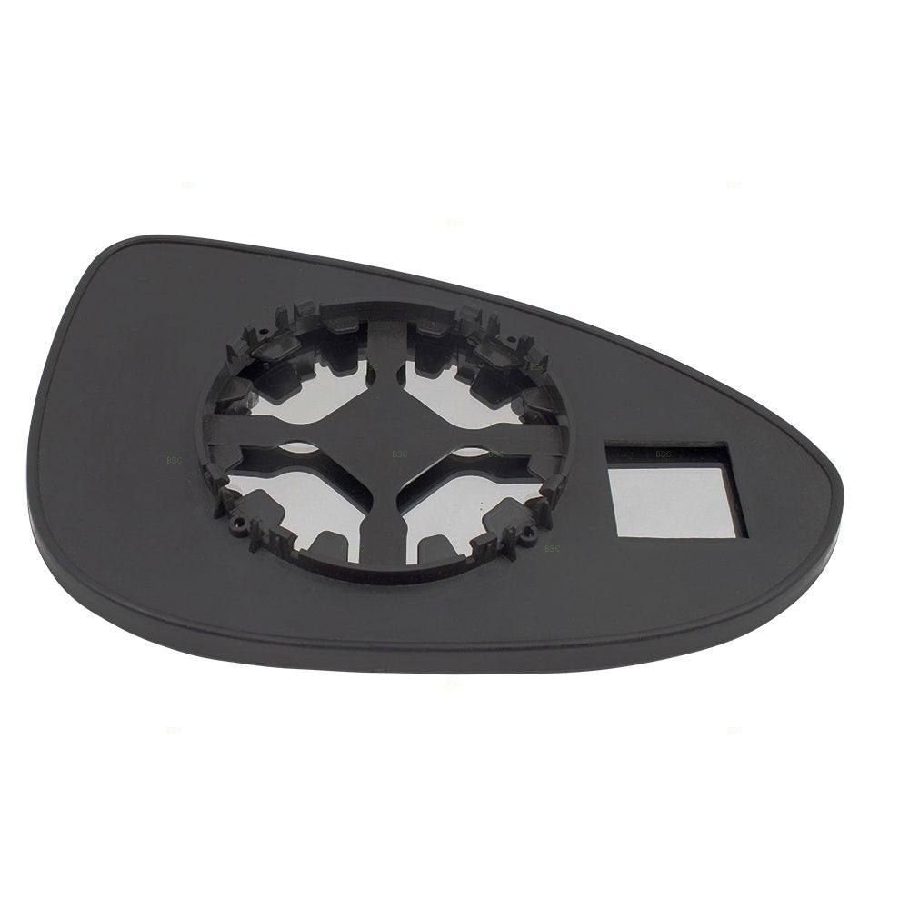 Brock Replacement Driver Side Door Mirror Glass With Base Without Heat Compatible With 12-18 Sonic 95132581