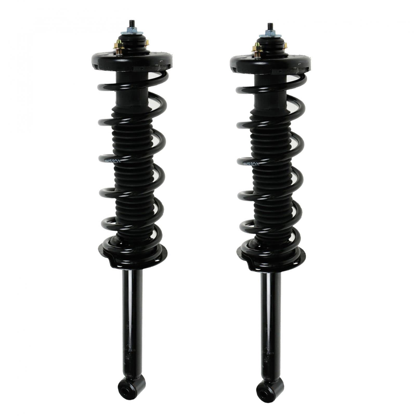 TRQ Rear Strut & Coil Spring Assembly Set Driver & Passenger Sides Compatible with 04-08 Acura TL 03-07 Honda Accord