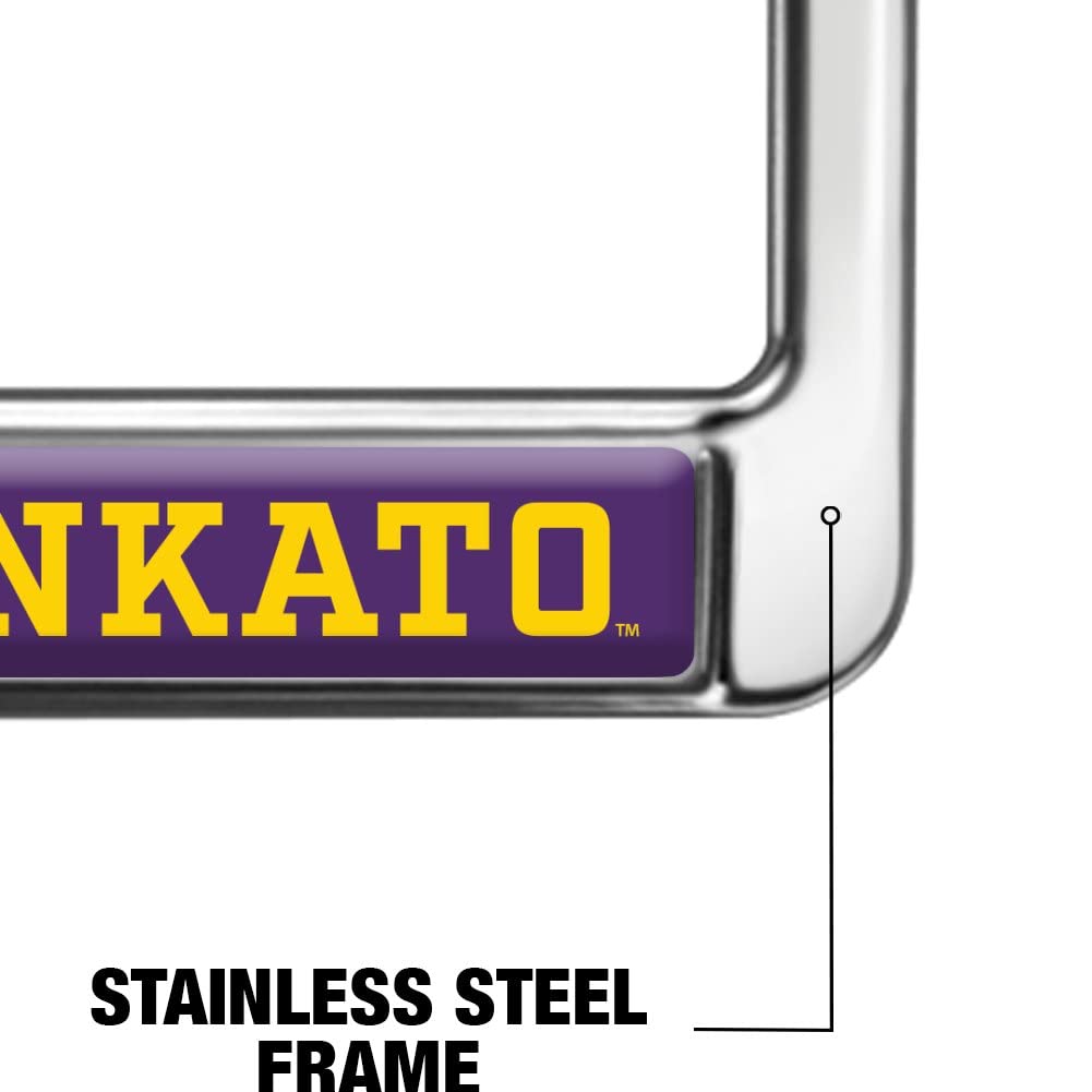 Mankato Alumni Logo Full Size Standard License Plate Metal Frame