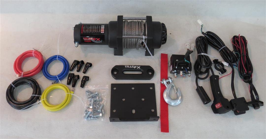 Trailfx Ws45B Tfx 4500Lb Synth Rope Winch