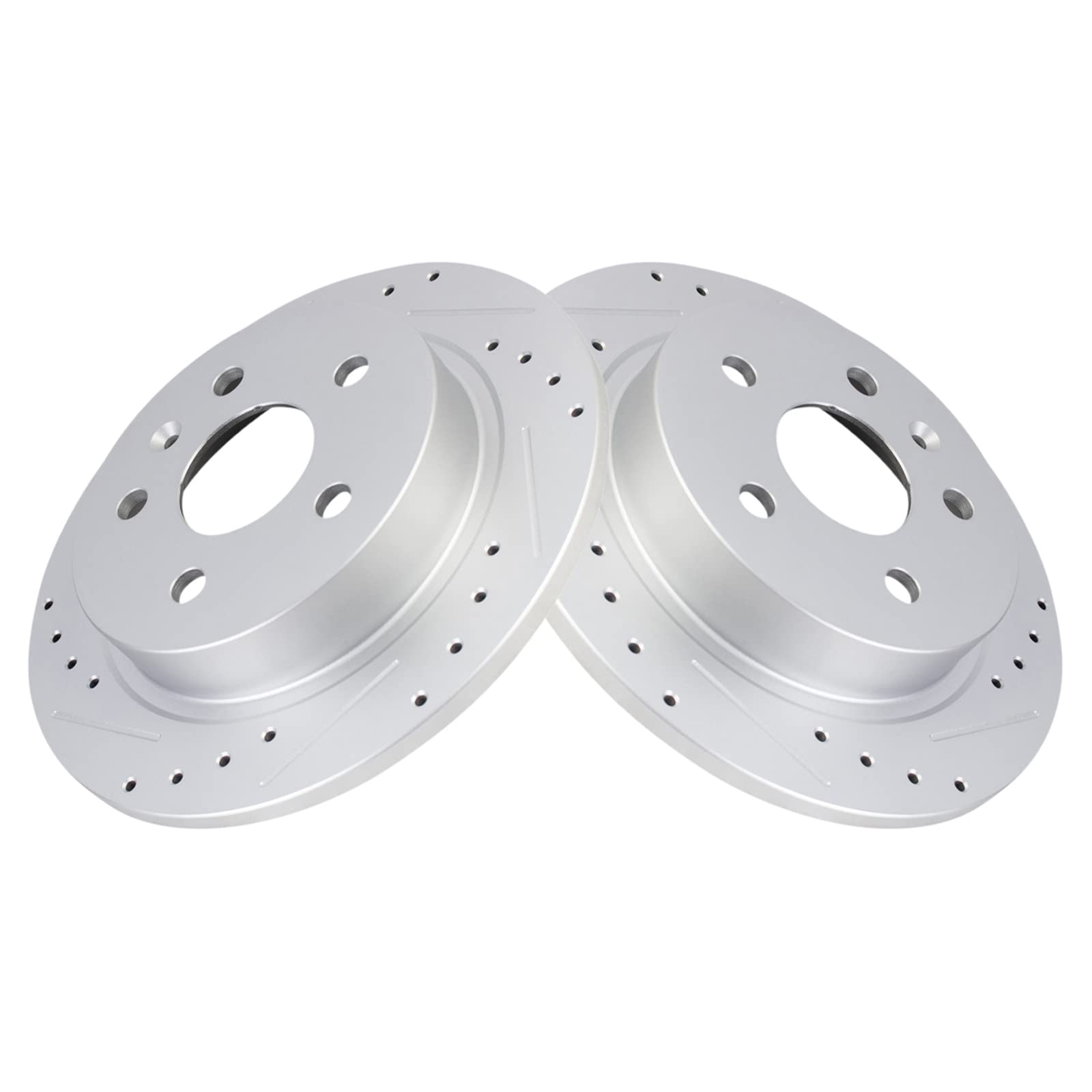 Trq Rear Performance Brake Rotors Set Premium G-Coated Compatible With 2012-2016 Buick Lacrosse 2011-2017 Regal 2013-2016 Chevro