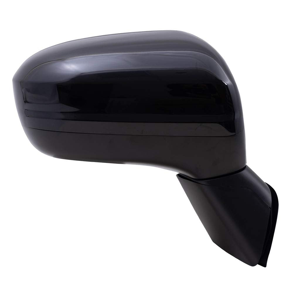 Brock Aftermarket Replacement Passenger Right Power Mirror Without Heat-Camera Paint To Match Black Compatible With 2014-2015 Honda Civic