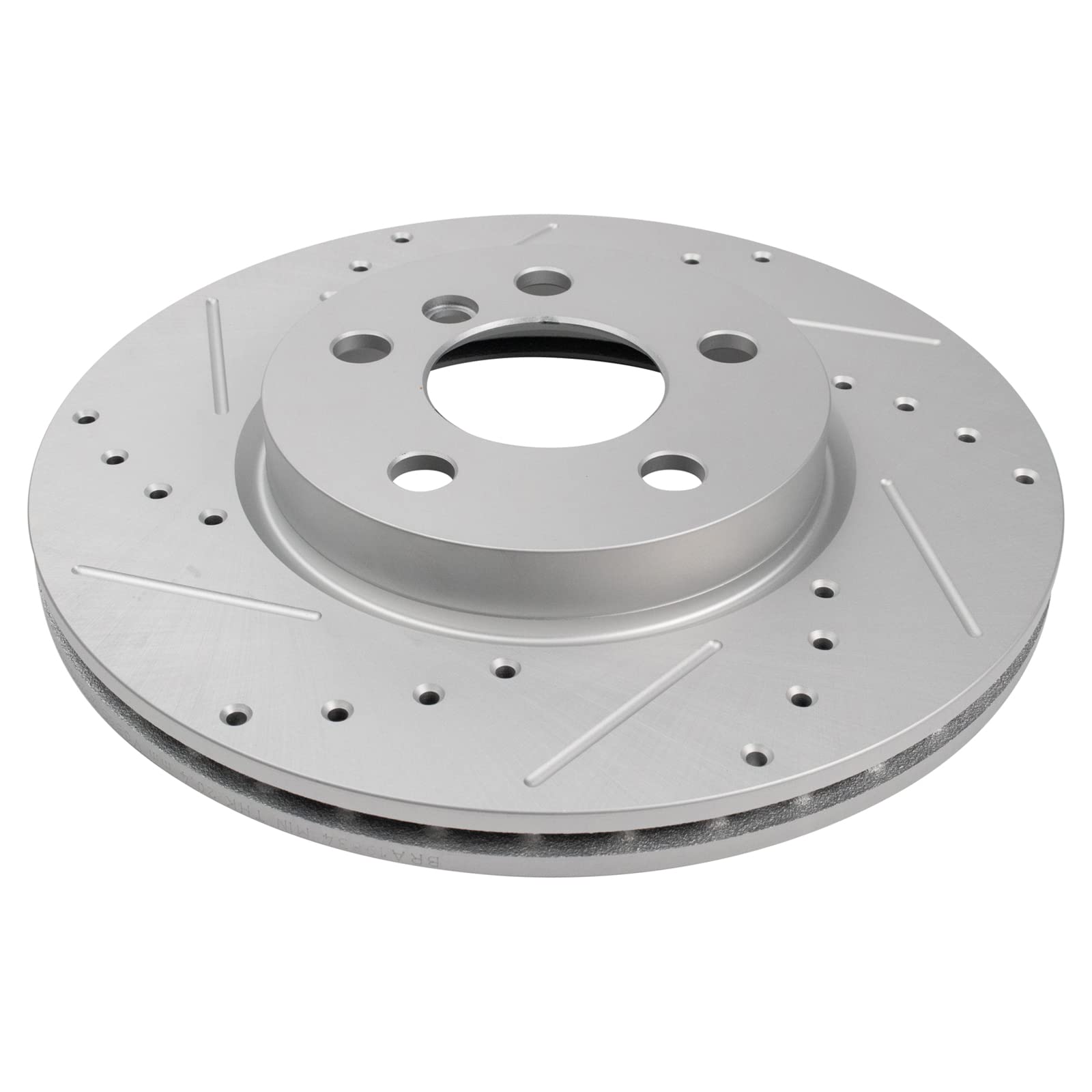 Trq Front Performance Brake Rotors Set Premium G-Coated Compatible With 2014-2021 Mini Cooper