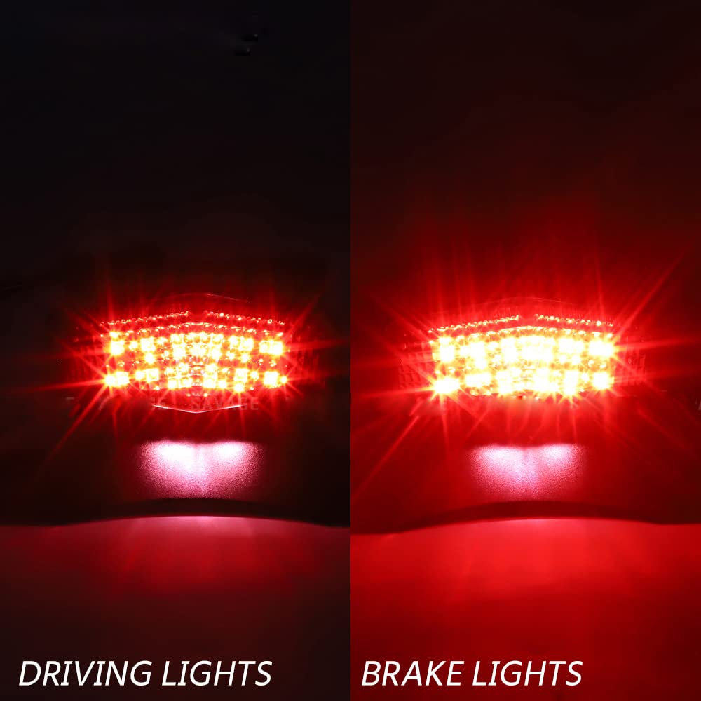 Crazy Sport License Plate Holder Led Brake Tail Light For Kawasaki Klx230R Klx230Sm Klx230 2021 2023 Klx230S Klx230Se 230 Klx 20