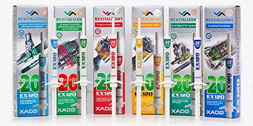 Xado Power Steering Fluid Oil Additive Ex120 - Metal Repair Conditioner And Revitalizant For Steering Wheel Booster And Hydrauli