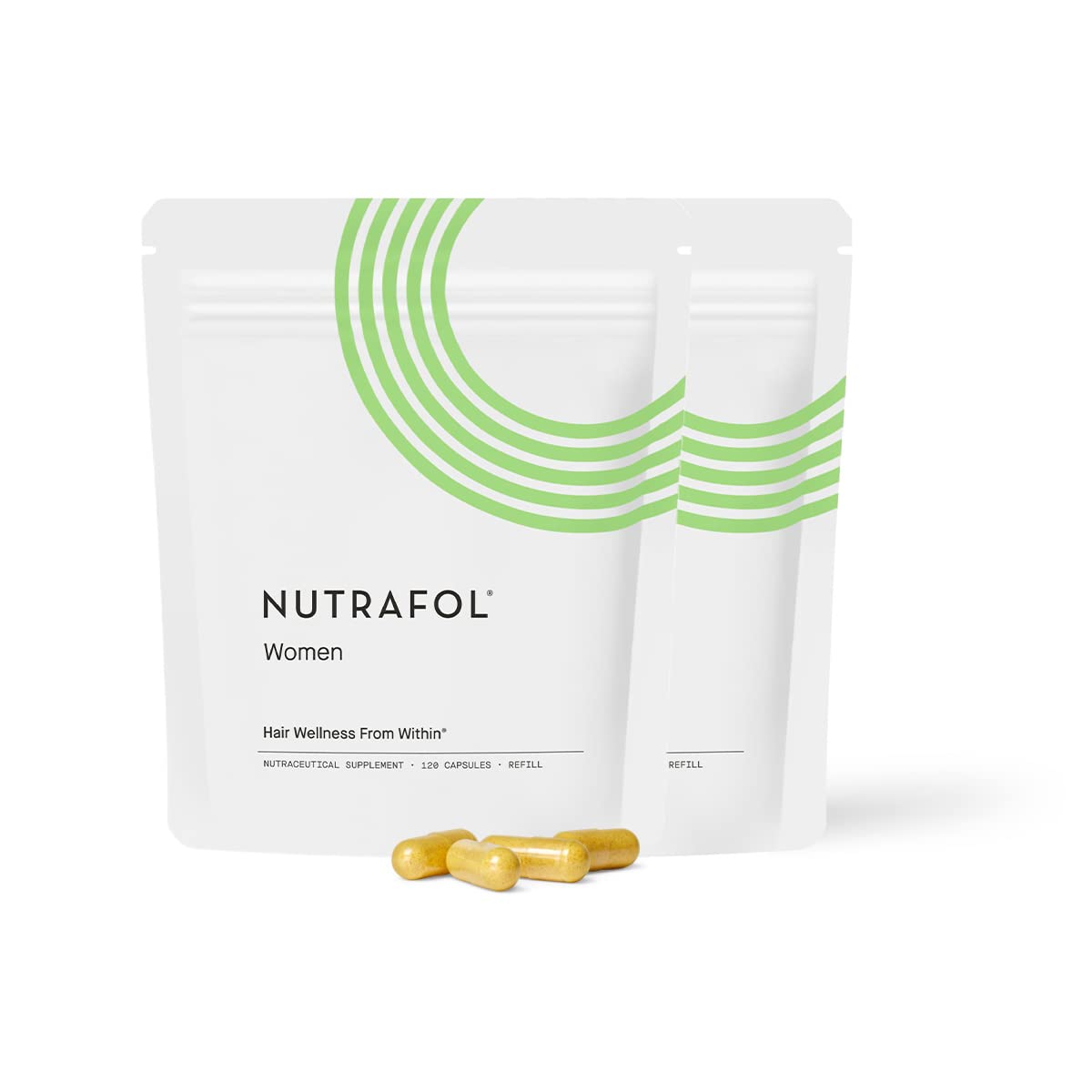 Nutrafol Womens Hair Growth Supplement  Ages 18-44  Clinically Proven For Visibly Thicker  Stronger Hair  Dermatologist Recommen