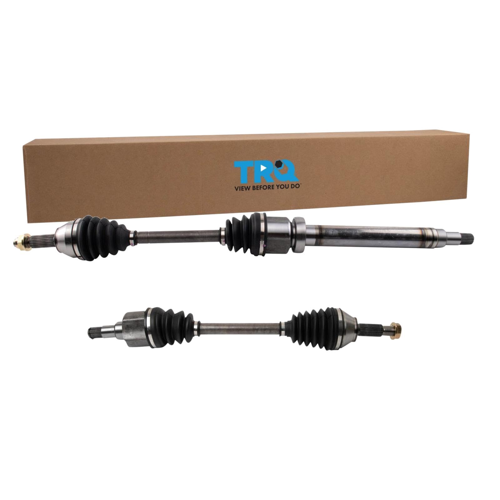TRQ Front CV Axle Shaft Assembly Set Compatible with 2000-2004 Ford Focus