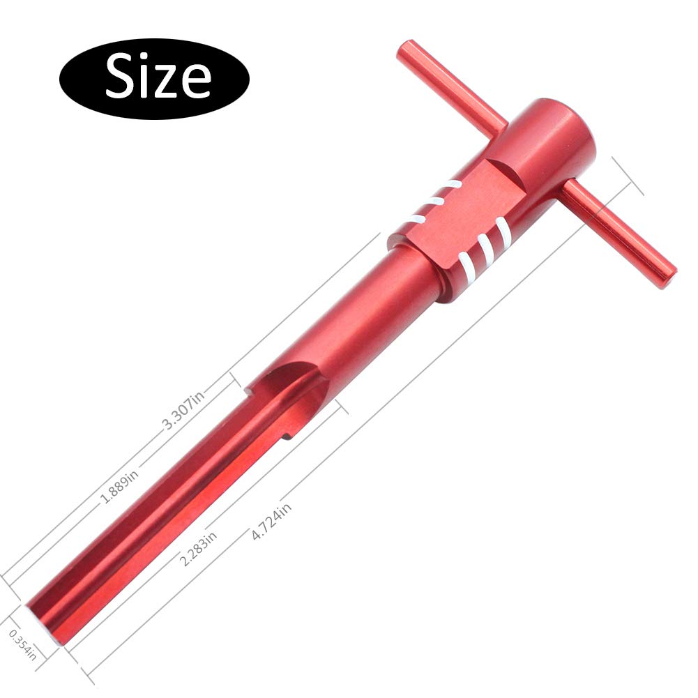 Gidibii Motorcycle 944 Ignition Switch Housing Alignment Tool Kit Compatible With Harley Flh/T 2014-2020 (Red)