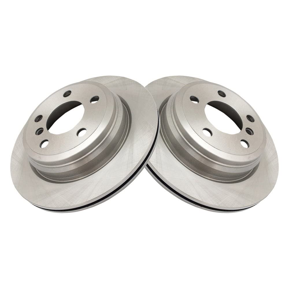 Trq Rear Replacement Brake Rotor Pair Compatible With Bmw 320 328 330 428 Porsche 911 Boxster